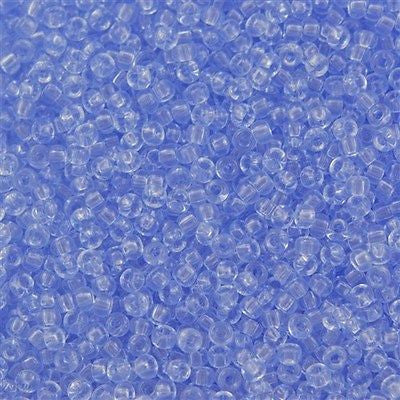 Miyuki Round Seed Bead 11/0 Transparent Light Blue 22g Tube (159L)