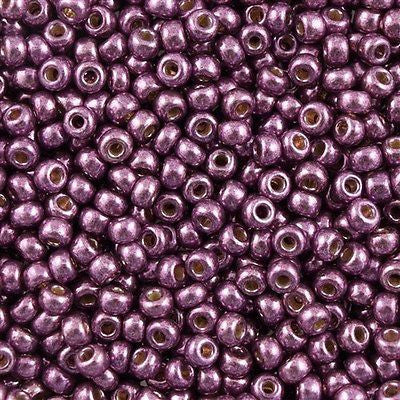 Miyuki Round Seed Bead 6/0 Duracoat Galvanized Eggplant 20g Tube (4220)