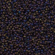 Toho Round Seed Bead 11/0 Opaque Matte Blue Purple Iris 2.5-inch Tube (615)