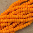 Czech Seed Bead 6/0 Opaque Light Orange 1/2 Hank (93110)