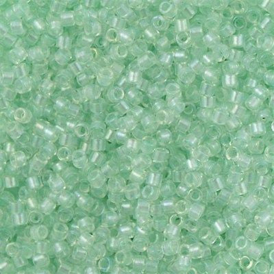 Miyuki Delica Seed Bead 11/0 Pearl Mint 2-inch Tube DB1675