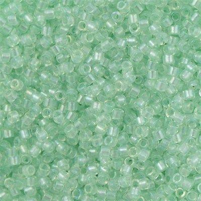 25g Miyuki Delica Seed Bead 11/0 Pearl Mint DB1675