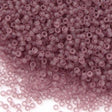 Toho Round Seed Bead 8/0 Transparent Matte Amethyst 5.5-inch tube (6F)