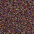 Toho Round Seed Bead 15/0 Transparent Cranberry AB 2.5-inch Tube (177)