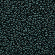 50g Toho Round Seed Beads 11/0 Higher Metallic Matte Teal Hematite (519F)