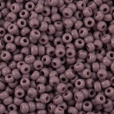 Miyuki Round Seed Bead 6/0 Opaque Lavender 20g Tube (410)