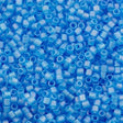 Miyuki Delica Seed Bead 8/0 Transparent Matte Aqua AB 6.7g Tube DBL861