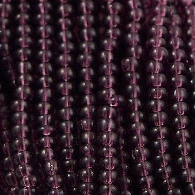 Czech Seed Bead 11/0 Transparent Amethyst 50g (20060)