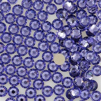 144 TRUE CRYSTAL Rose Flat Back SS7 Tanzanite (539)