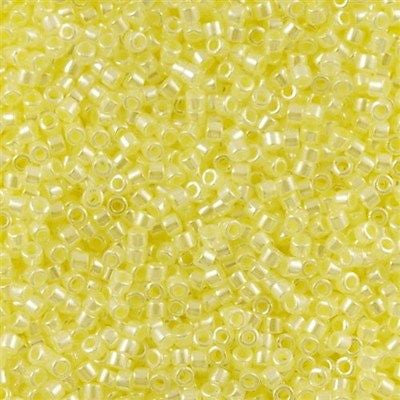 Miyuki Delica Seed Bead 11/0 Ceylon Yellow 2-inch Tube DB232