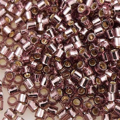 Miyuki Delica Seed Bead 8/0 Light Amethyst Silver Lined 6.7g Tube DBL146