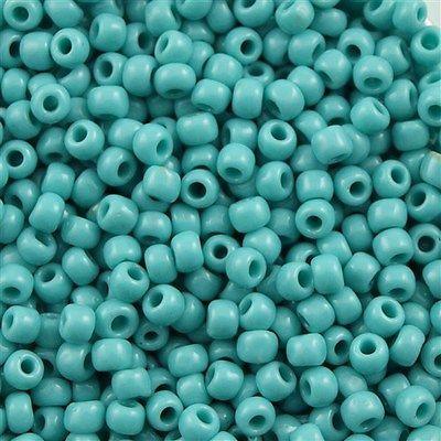 50g toho Round Seed Bead 8/0 Opaque Turquoise (55)