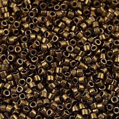 Miyuki Delica Seed Bead 11/0 Metallic Bronze 2-inch Tube DB22