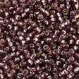 Toho Round Seed Bead 11/0 Silver Lined Medium Amethyst 2.5-inch Tube (26B)