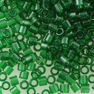 Miyuki Delica Seed Bead 8/0 Transparent Green 6.7g Tube DBL705