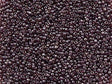 Toho Round Seed Bead 15/0 Transparent Luster Amethyst 2.5-inch Tube (115)