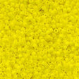 25g Miyuki Delica seed bead 11/0 Opaque Matte Yellow DB751