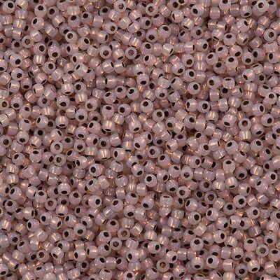 50g Toho Round Seed Bead 11/0 Copper Lined Alabaster (741)