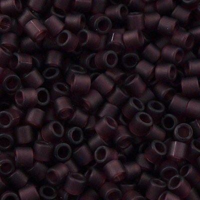 Miyuki Delica Seed Bead 8/0 Matte Dark Amethyst 6.7g Tube DBL1264