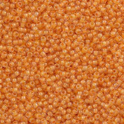 50g Toho Round Seed Bead 11/0 Inside Color Lined Papaya (984)