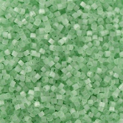 Miyuki Delica Seed Bead 11/0 Mint Silk Glazed 2-inch Tube DB828