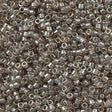 25g Miyuki Delica Seed Bead 11/0 Crystal Glazed Luster Smoke DB1485