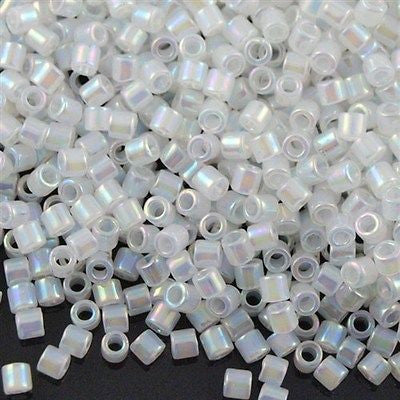 Miyuki Delica Seed Bead 8/0 Opal Rainbow 6.7g Tube DBL222