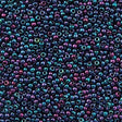 Toho Round Seed Bead 15/0 Midnight Iris 2.5-inch Tube (505)