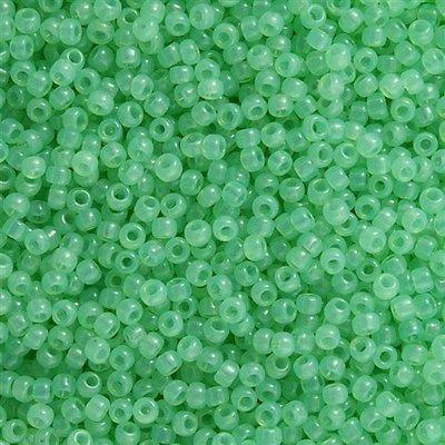 50g Toho Round Seed Bead 11/0 Transparent Ceylon Mint (156)