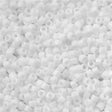 25g Miyuki Delica seed bead 11/0 Opaque White DB200