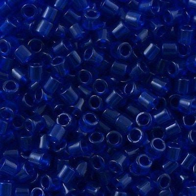 Miyuki Delica Seed Bead 8/0 Transparent Cobalt 6.7g Tube DBL707