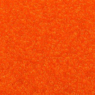 50g Toho Round Seed Beads 11/0 Transparent Orange (10)