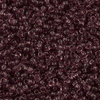 50g toho Round Seed Bead 8/0 Transparent Amethyst (6)