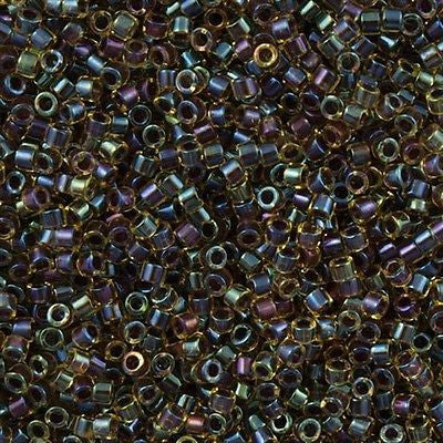 Miyuki Delica Seed Bead 11/0 Peridot Purple 2-inch Tube DB1740