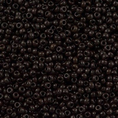 Miyuki Round Seed Bead 8/0 Opaque Brown 22g Tube (409)