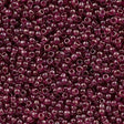 Toho Round Seed Bead 11/0 Light Amethyst Inside Color Lined Fuchsia 19g Tube (356)