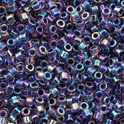 Miyuki Delica Seed Bead 11/0 Light Violet AB 2-inch Tube DB59