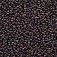 Toho Round Seed Bead 11/0 Luster Black Diamond Lined Pink 2.5-inch Tube (367)