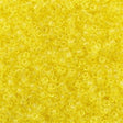 Miyuki Delica Seed Bead 11/0 Transparent Yellow 2-inch Tube DB710