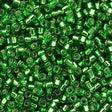 Miyuki Delica Seed Bead 11/0 Silver Lined Light Green 2-inch Tube DB46