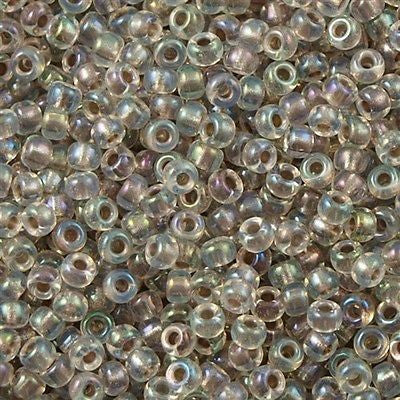 Miyuki Round Seed Bead 11/0 Taupe Lined AB 22g Tube (2195)