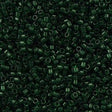 Miyuki Delica Seed Bead 11/0 Transparent Emerald 2-inch Tube DB713