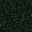 25g Miyuki Delica Seed Bead 11/0 Transparent Emerald DB713