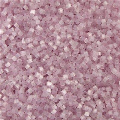 25g Miyuki Delica Seed Bead 11/0 Pale Rose Silk DB820