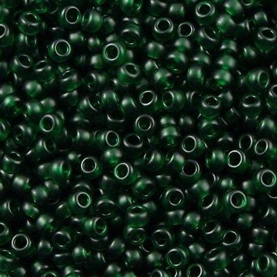 Miyuki Round Seed Bead 11/0 Semi Matte Emerald 22g Tube (156SF)