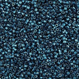 Miyuki Delica Seed Bead 11/0 Nickel Plated Dyed Midnight Aqua 2-inch Tube DB459