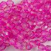 50 Czech Fire Polished 8mm Round Bead Crystal Pink 75014