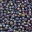 Miyuki Round Seed Bead 6/0 Silver Lined Dark Smoky Amethyst AB 20g Tube (1013)