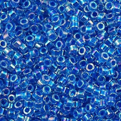 25g Miyuki Delica Seed Bead 11/0 Blue AB DB77