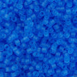 Miyuki Delica Seed Bead 11/0 Matte Transparent Azure 2-inch Tube DB1270